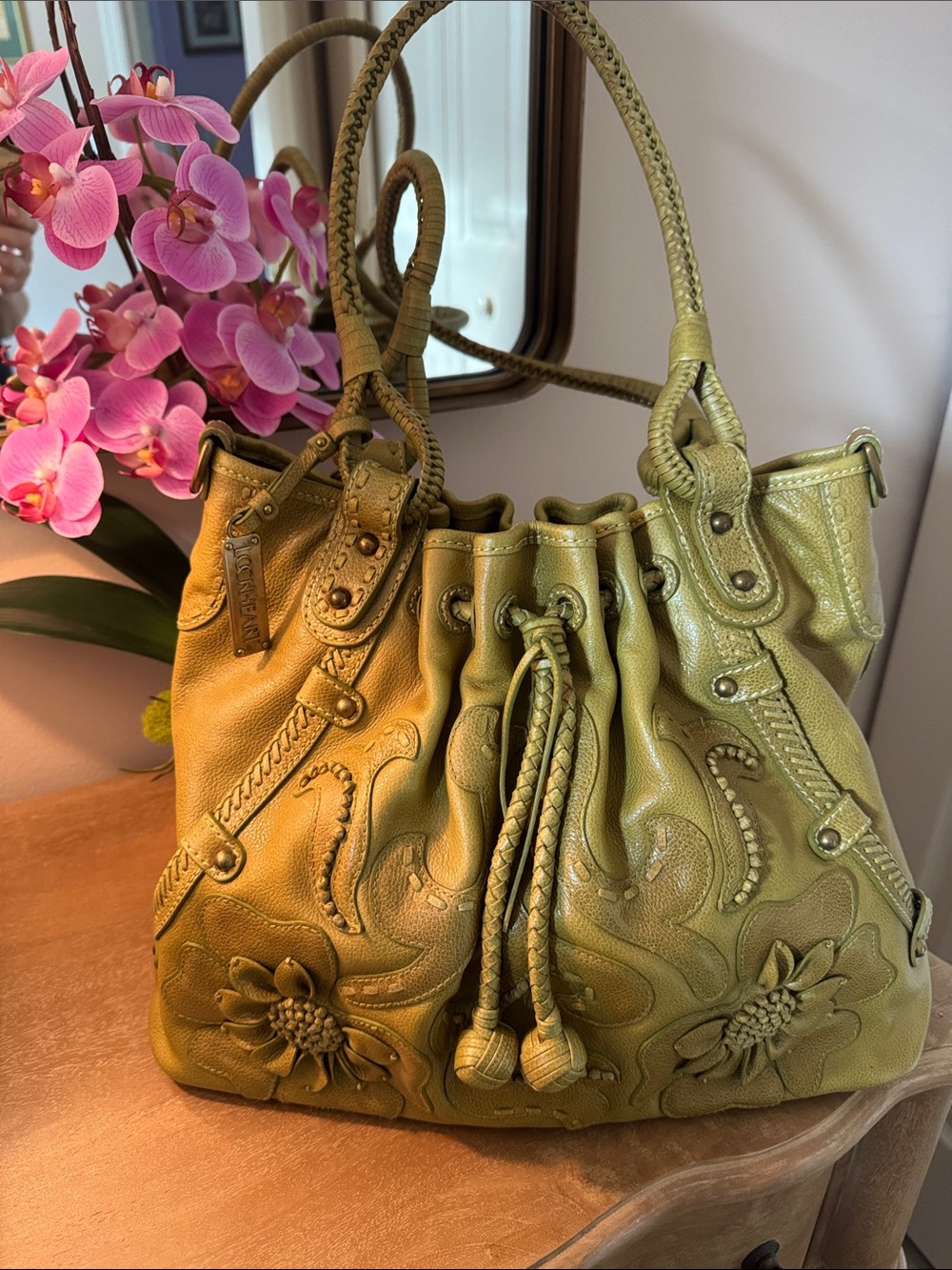 Lockhart Leather Shoulder Bag New Without Tags